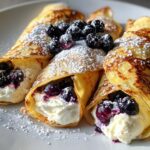 Keto Blueberry Roll-Ups