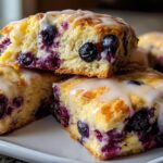 Lemon Blueberry Butter Biscuits