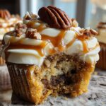 Pecan Pie Pumpkin Cupcakes