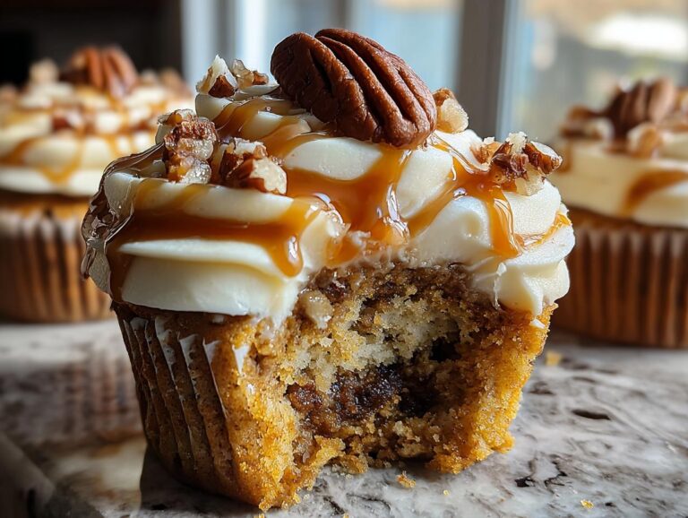Irresistible Pecan Pie Pumpkin Cupcakes with 3 Secret Layers 2 Pecan Pie Pumpkin Cupcakes