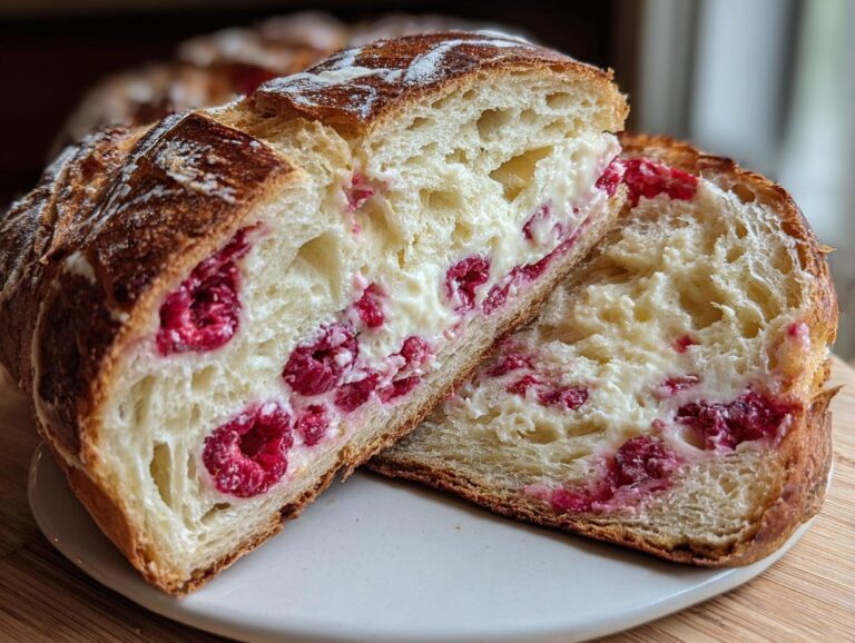 Raspberry Cheesecake Sourdough
