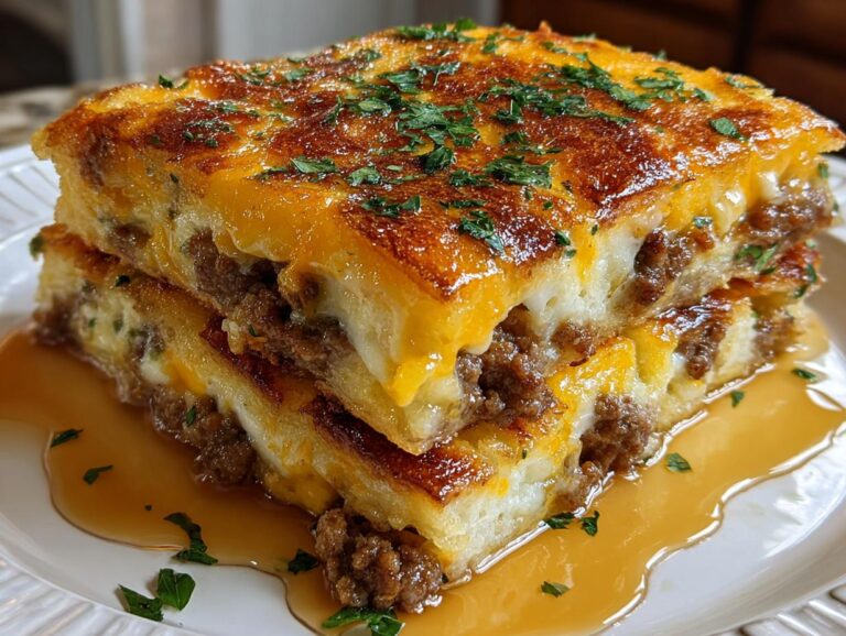 Sheet Pan Sausage Pancakes