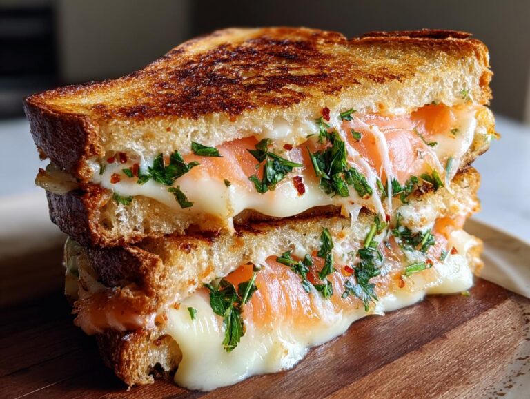 Smoked Salmon Grilled Cheese