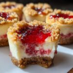 Strawberry Crunch Cheesecake Bites